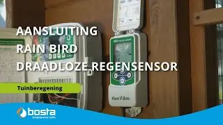 Aansluiten van de draadloze regensensor van Rain Bird