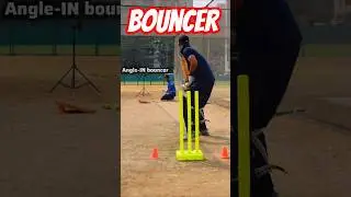 Angle-IN Bouncer ball🔥#cricket #shorts #youtubeshorts