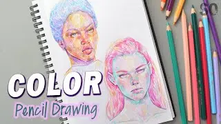 Colorful Portraits Drawing | SERAP &Ouml;NEY | SO&trade;
