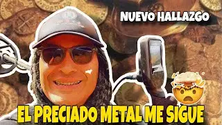 El preciado metal me sigue, nuevamente encontr&eacute; oro #gold #oro #detectordemetales