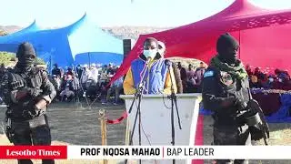 Basotho Action Party (BAP) Koro Koro rally