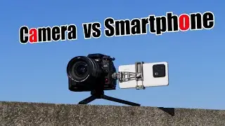 Micro 4/3 Camera vs 1-inch type Smartphone. Panasonic camera and smartphone Xiaomi with Leica lenses