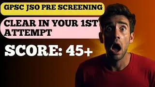 IMPORTANT TOPICS FOR GOA GPSC JSO | CLEAR PRE SCREENING IN FIRST ATTEMPT 🔥🔥