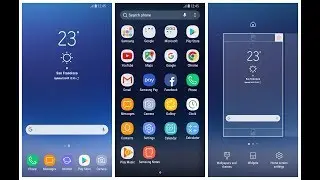 How to customize your stock launcher to cool s8 launcher{Invisible bars}