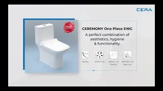 CERA - Ceremony One Piece EWC with 5D flushing technology