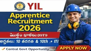 YIL Apprentice Jobs 2026 | 10th Pass | 3979 Vacancies | 10th Pass is enough | Jobresultlive
