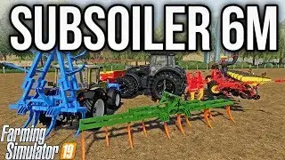 LIZARD SUBSOILER 6M! (Plow 10mph With Any Tractor!) | Farming Simulator 19