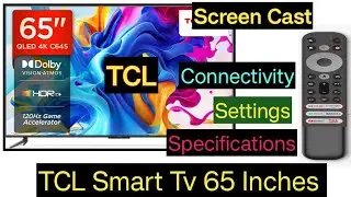 TCL google smart android Tv. All function and setting for TCL smart tv. Setting wifi screen cast