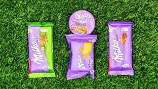 Satisfying video ASMR, Chocolate collection from Milka, 👍🫶💯👏🤩👌🍒🎁🍪🍭🍬🍫😍🎂