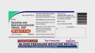 Blood pressure medicine recall