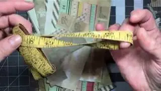 The birth of a Sewing themed Junk Journal-tutorial