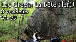 Lac Green South): La B&ecirc;te area - La B&ecirc;te bloc (left side)