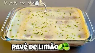 PAVÊ DE LIMÃO/SIMPLES E PRÁTICO!🍋🥰