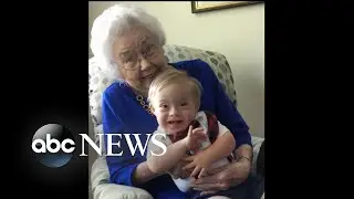 The first Gerber baby meets the winner of this year's contest
