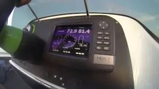 Quick gambler bass boat  speed run