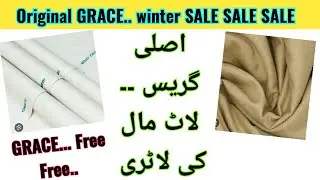 Original Grace winter fabric's SALE SALE / Winter Grace Suit price / Original Grace Lot Sale Offer