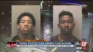 Teens busted for armed carjacking