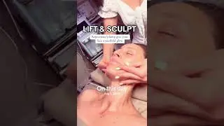 Lift and sculpt natural face lift massage #faciallifting