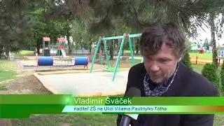 Nové detské ihrisko a nové moderné učebne :)