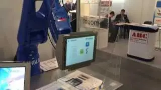 Yaskawa robot operated with Pro-face Rear Mount HMI - GP4000