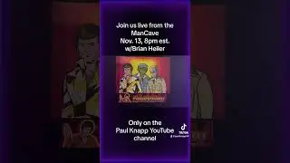 Join us live from the ManCave Nov 13, 8pm est. with Brian Heiler aka Brick Mantooth #vintagetoys