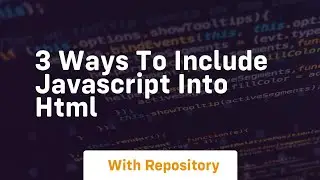 3 ways to include javascript into html