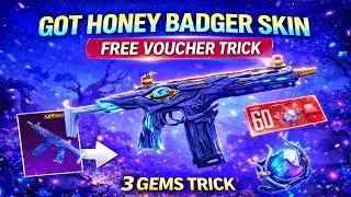 😍GOT UPGRADE HONEY BADGER SKIN WITH THIS TRICK | BGMI ULTIMATE SET OPENING | GET 3 ULTIMATE GEMS