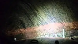 Landslide at Albert Pike recreation area