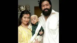 ROCKING  STAR YASH FAMILY YOUTUBE SHORTS ROCKY BHAI FAMILY #viralvideos #YASH AND RADHIKA  #shorts