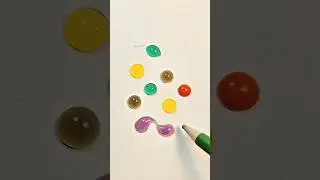 Весёлые цвета, капли воды ♉😱 #искусство #приятно #цвета #игры #короткометражки #смешно