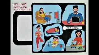 Things you can do in Coronavirus Quarantine Drawing | Coronavirus Awareness (Lockdown) Poster