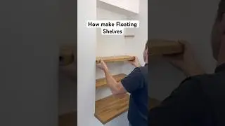 How to make Floating shelves #howto#woodwork#carpenter#homeimprovement#diy#home#homedecor#fypシ#uk