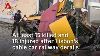 Lisbon&rsquo;s Gloria funicular railway car crash kills at least 15, injures 18