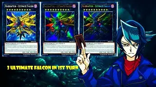 (YGOPRO) 3 Ultimate falcon in 1st Turn,Raidraptor DECK,Shay Obsidian, Yu-Gi-Oh! ARC-V