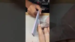Filing the perfect coffin nails #satisfying #shorts #nailtutorial