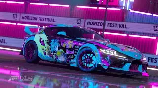 Toyota Supra mk5 - Forza Horizon 5 - Drifting - Logitech G92 steering wheel Gameplay [4K]