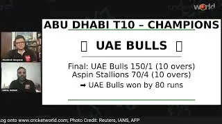 Aspin Stallions vs UAE Bulls | Abu Dhabi T10 League Final Review & Key Moments