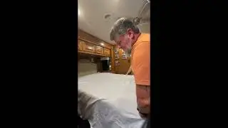 The Newest OLYMPIC Sport....Making an RV Bed! 4K