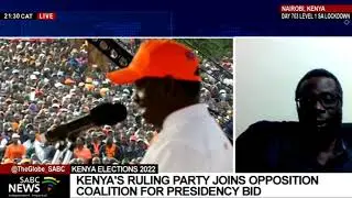 Kenya's ruling party joins opposition coalition for Presidency bid