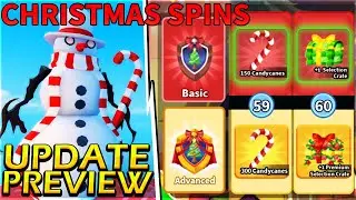 Новые рождественские вращения! 🎁 - Демонстрация обновления Blade Ball