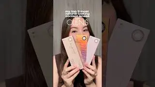 My top 3 most natural-looking contact lenses from OLENS 🤎✨