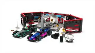 LEGO City F1 Garage & Mercedes-AMG Alpine Cars Construction Set 60444