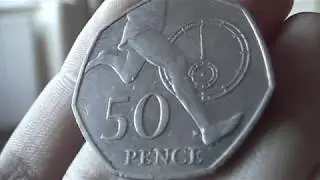 4 minute mile 2004 50p coin