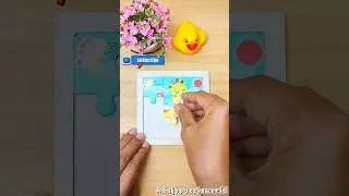 HOW TO SOLVE A PUZZLE | GIRAFFE PUZZLE SHORTS | ADAJO PUZZLE WORLD #shorts #puzzle #giraffe
