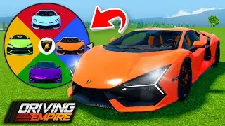 Driving Empire But The WHEELSPIN Picks Your LAMBORGHINI!