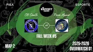 CB South vs Penn Manor Map 2 Suravasa (Overwatch D1 Fall Week #5)