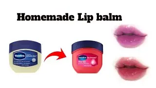 How to make Natural Lip balm/Homemade lip gloss/Diy lip gloss/Ghar par banaye Glossy Lip Balm/#lip