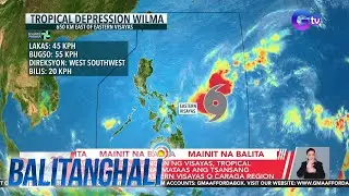 PAGASA - LPA sa silangan ng Visayas, Tropical Depression Wilma na; mataas... | Balitanghali