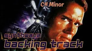 Synthwave Backing Track C# Minor - Outsider