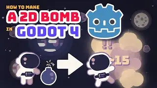 Making a 2D Bomb using HIT AND HURT BOXES in Godot 4